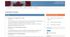 Desktop Screenshot of destinationkanada.ca